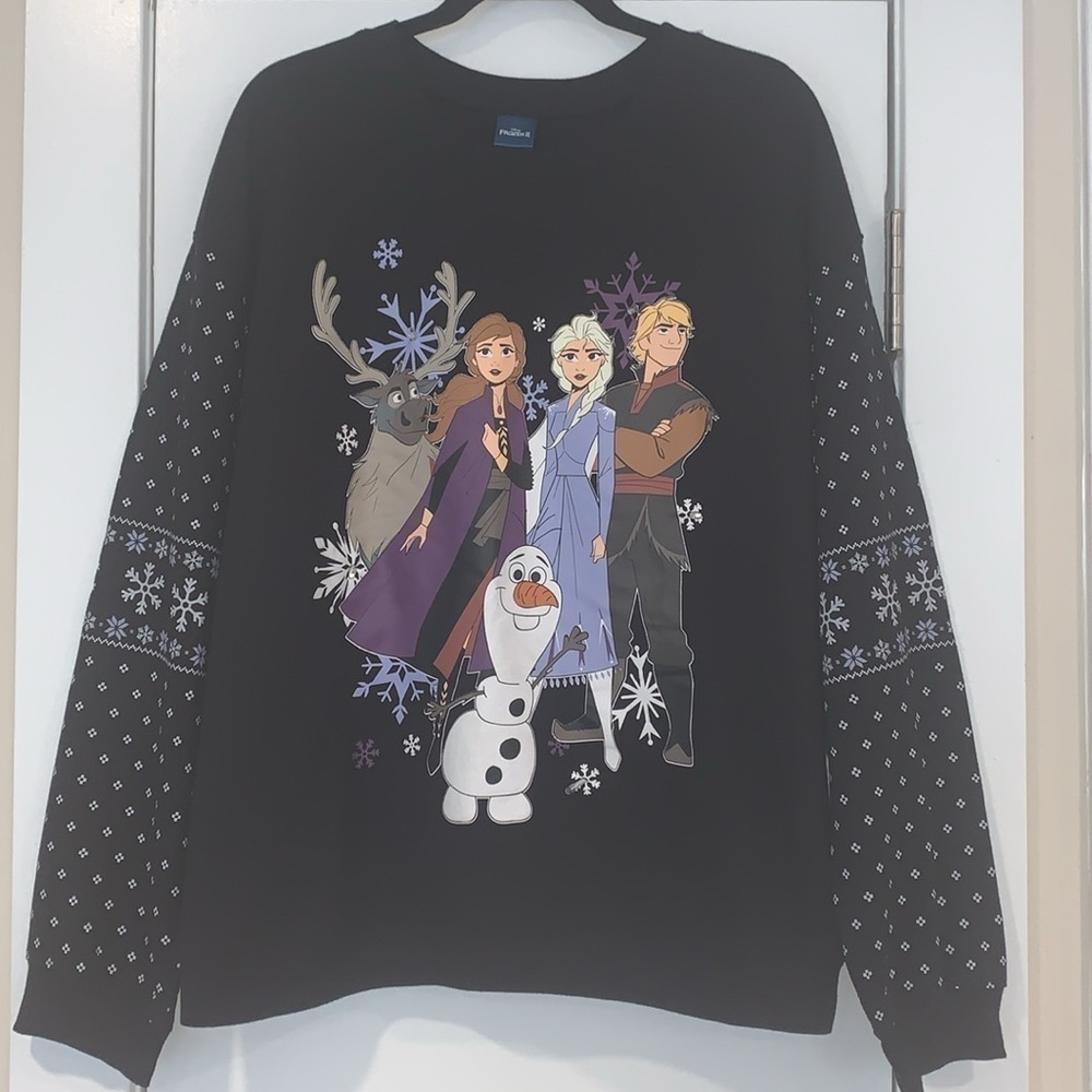 NWOT Disney Frozen II Light Up Graphic Sweatshirt XL
